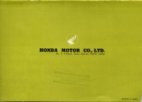 Honda Dream 250/300 Prospekt ca. 1963