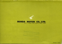 Honda Dream 250/300 Prospekt ca. 1963