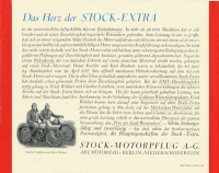 Stock Extra Leichtmotorrad Prospekt 1920er Jahre