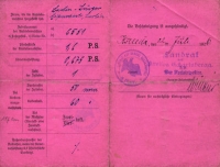 Be-Be Fahrzeugschein 1926