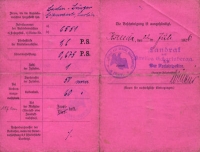 Be-Be Fahrzeugschein 1926