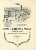 Sport Fahrräder Programm 1909