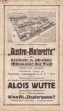 Austro Motorette brochure ca. 1923