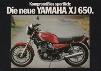 Yamaha XJ 650 Prospekt 1980