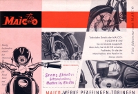 Preview: Maico Blizzard 250 ccm Prospekt 1956 Preview: Maico Blizzard 250 ccm Prospekt 1956