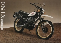 Yamaha XT 500 Prospekt 1980
