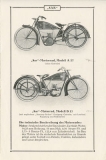 Preview: Sar Modell A 27 und B 27 Prospekt 1927