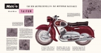 Maico Taifun 350 and 400 brochure 1956