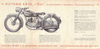 Victoria KR 25 Aero brochure 1950