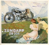 Zündapp DB 201 Prospekt ca. 1951
