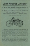 Dringos Leichmotorrad Prospekt ca. 1924