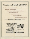 Preview: Triumph Knirps 2,5 PS Prospekt ca. 1921