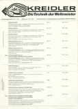 Kreidler pricelist 2.1977 Nr. 117a