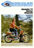 Preview: Kreidler Programm Mofas Mopeds 3.1977 Preview: Kreidler Programm Mofas Mopeds 3.1977