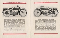 Wanderer-Getriebe-Motorrad 1,5 PS Prospekt 12.1924