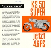 Zündapp KS 50 Super Prospekt 1964