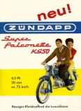 Preview: Zündapp Super Falconette KS 50 Prospekt 1962 Preview: Zündapp Super Falconette KS 50 Prospekt 1962