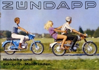 Zündapp Mokicks and 50ccm motorcycle program 1971