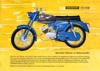Zündapp Mokicks und 50ccm Motorrad Programm 1971