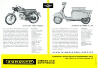 Zündapp Motorrad Programm ca. 1966