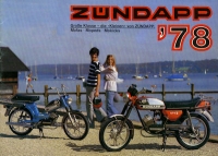 Zündapp Mofa Moped Mokick program 1978