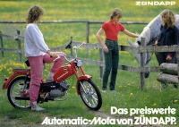 Zündapp Mofa A 25 Prospekt 1984