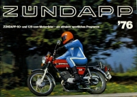 Preview: Zündapp 50 und 125ccm Motorrad Programm 1976 Preview: Zündapp 50 und 125ccm Motorrad Programm 1976