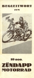 Zündapp -The 10000th- brochure 1924