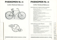 Preview: Phänomen Fahrrad und Motorrad Prospekt 1934