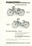Phänomen Fahrrad und Motorrad Prospekt 1934