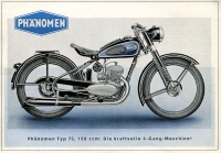 Phänomen Type 75 brochure 1950s