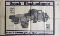 Zeuch Lorry Generator poster 1940s