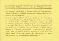 Stolz Programm 1950er Jahre