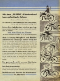 Presto motorcycle brochure 1936