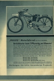 Presto bicycle and motorcycle brochure ca. 1936