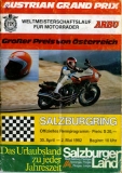 Programm Salzburgring 1.5.1982