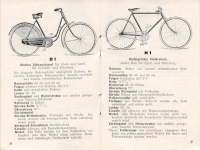Göricke Fahrrad Programm 1924