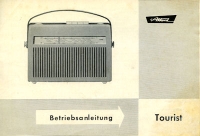 Car-radio Akkord Tourist owner`s manuel 9.1959