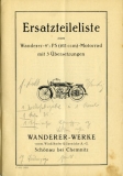 Preview: Wanderer 4,5 PS-Motorrad mit 3 Übersetzungen Ersatzteilliste 3.1929