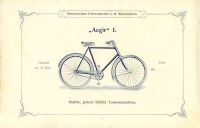 Aegir Fahrrad Programm 1903