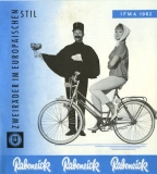 Rabeneick Fahrrad und Motorrad Prospekt 9.1962