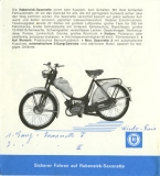 Preview: Rabeneick Fahrrad und Motorrad Prospekt 9.1962