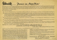 Preview: Rabeneick Moped Prospekt 3.1954