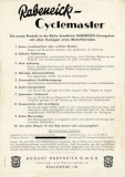 Preview: Rabeneick Cyclemaster Prospekt 8.1951