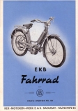 EKB bicycle with Rex Motor ML 40 brochure ca.1953