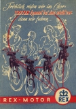 Rex Fahrradmotor Prospekt ca. 1951