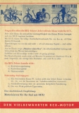 Rex bicyclemotor brochure ca. 1951