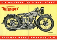 Triumph SSK 350ccm MAG OHV Prospekt 1930