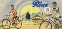 Rixe Fahrrad Prospekt 1960er Jahre