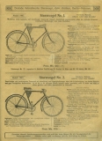 Sturmvogel Bicycle program 1907